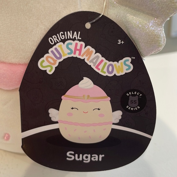 NWT 8” Sugar the Angel Food Cake & Spice the Devils Food Cake Squishmallow Set - Picture 6 of 13